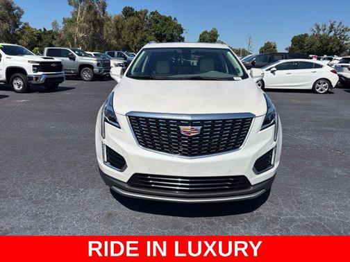 Crystal White Tricoat 2024 Cadillac XT5 Premium Luxury