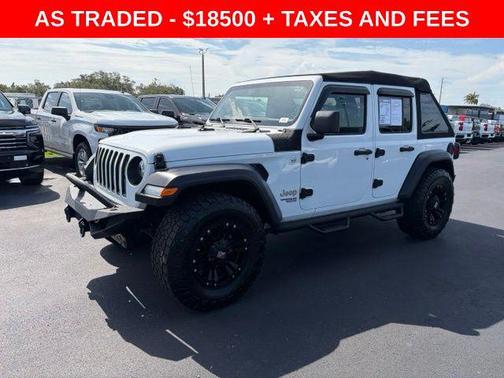 Bright White Clearcoat 2019 Jeep Wrangler Unlimited Sport