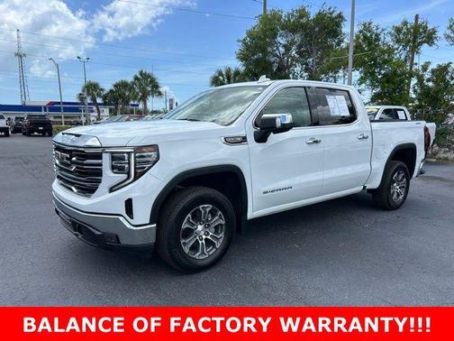 Summit White 2024 GMC Sierra 1500 SLT