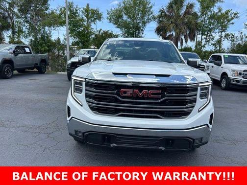 Summit White 2024 GMC Sierra 1500 SLT