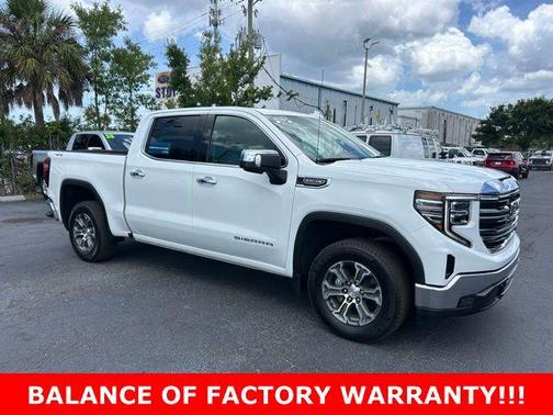 Summit White 2024 GMC Sierra 1500 SLT