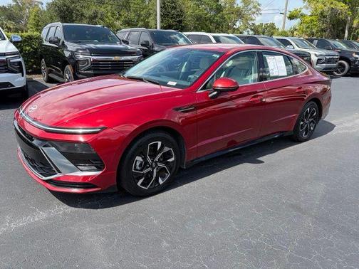 Ultimate red 2024 Hyundai SONATA SEL