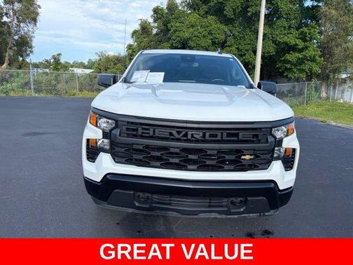 Summit White 2025 Chevrolet Silverado 1500 WT