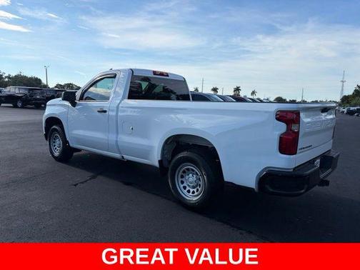 Summit White 2025 Chevrolet Silverado 1500 WT