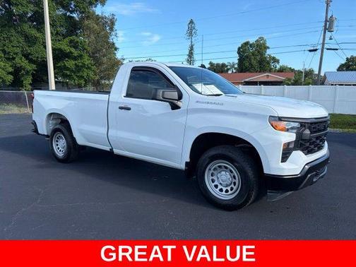 Summit White 2025 Chevrolet Silverado 1500 WT