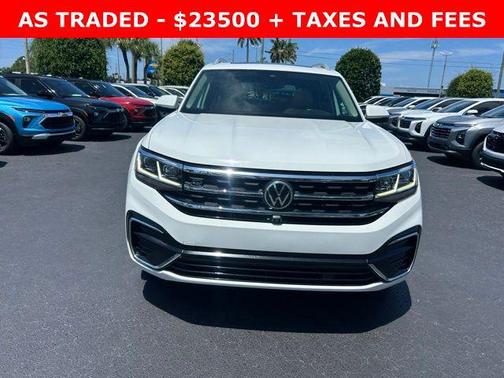 Pure White 2021 Volkswagen Atlas 3.6L SEL Premium