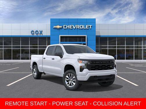 Summit White 2026 Chevrolet Silverado 1500 Custom