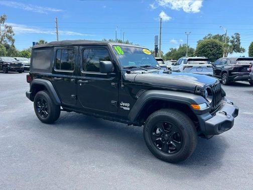 Black Clearcoat 2018 Jeep Wrangler Unlimited Sport