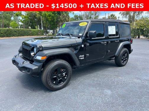 Black Clearcoat 2018 Jeep Wrangler Unlimited Sport