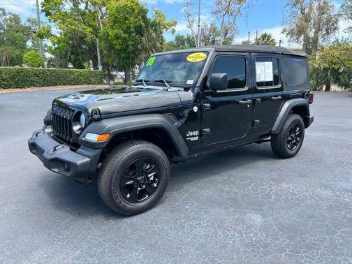 Black Clearcoat 2018 Jeep Wrangler Unlimited Sport