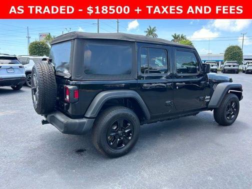 Black Clearcoat 2018 Jeep Wrangler Unlimited Sport