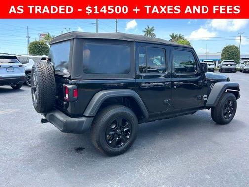 Black Clearcoat 2018 Jeep Wrangler Unlimited Sport