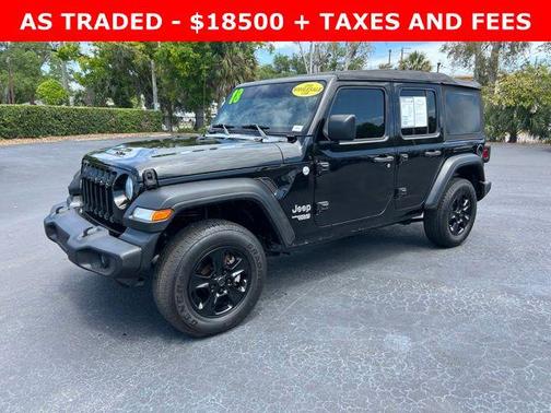 Black Clearcoat 2018 Jeep Wrangler Unlimited Sport