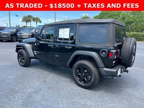 Black Clearcoat 2018 Jeep Wrangler Unlimited Sport