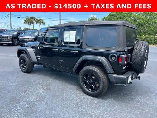 Black Clearcoat 2018 Jeep Wrangler Unlimited Sport