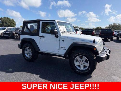 Bright White Clearcoat 2017 Jeep Wrangler Sport