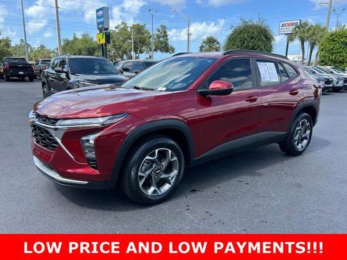 Crimson Metallic 2024 Chevrolet Trax LT