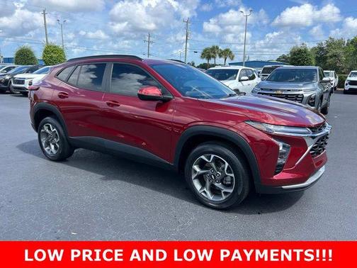 Crimson Metallic 2024 Chevrolet Trax LT