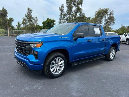 Glacier Blue Metallic 2024 Chevrolet Silverado 1500 Custom