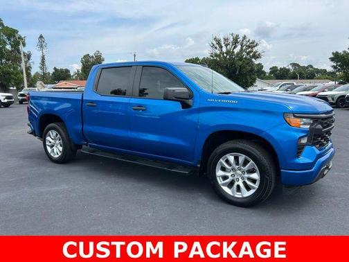 Glacier Blue Metallic 2024 Chevrolet Silverado 1500 Custom