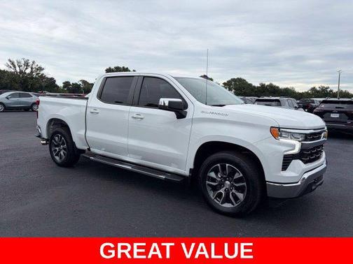 Summit White 2023 Chevrolet Silverado 1500 LT