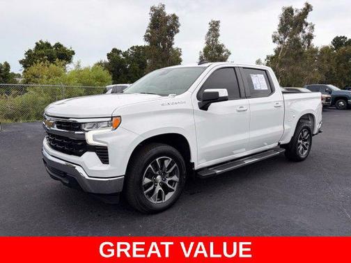 Summit White 2023 Chevrolet Silverado 1500 LT