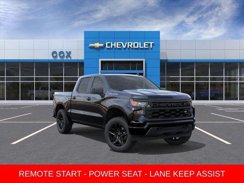Black 2026 Chevrolet Silverado 1500 Custom