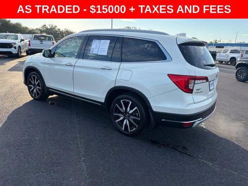 White Diamond Pearl 2019 Honda Pilot Touring 8-Passenger