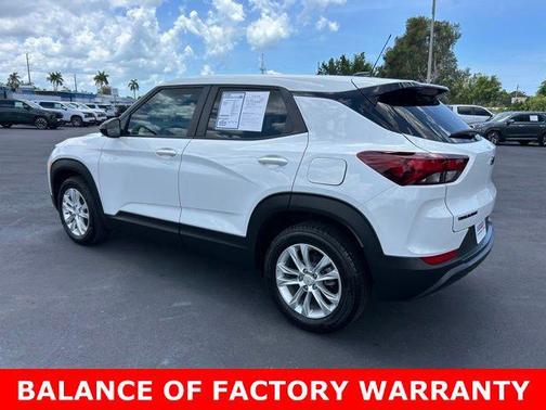 Summit White 2023 Chevrolet Trailblazer LS