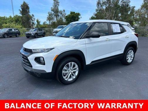 Summit White 2023 Chevrolet Trailblazer LS
