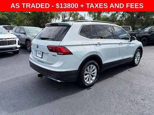 White Silver 2019 Volkswagen Tiguan 2.0T SE 4MOTION