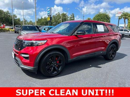 Rapid Red Metallic Tinted Clearcoat 2022 Ford Explorer ST