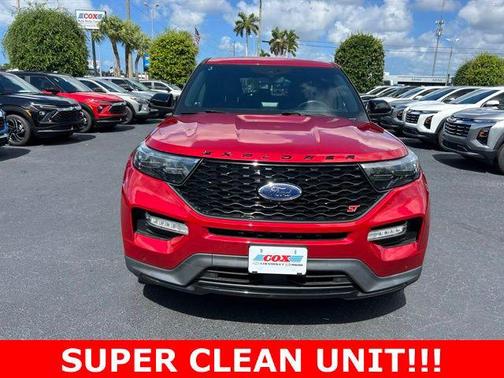 Rapid Red Metallic Tinted Clearcoat 2022 Ford Explorer ST