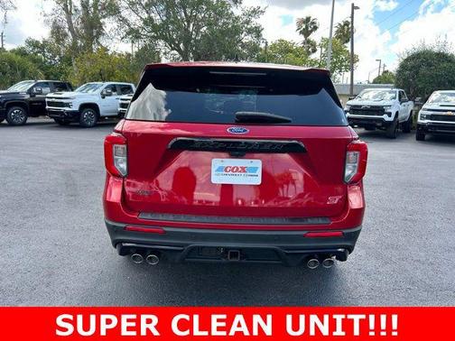 Rapid Red Metallic Tinted Clearcoat 2022 Ford Explorer ST