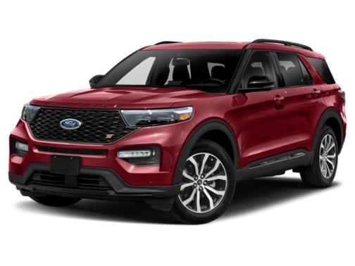 Rapid Red Metallic Tinted Clearcoat 2022 Ford Explorer ST