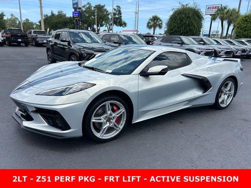 Silver Flare Metallic 2024 Chevrolet Corvette Stingray w/2LT