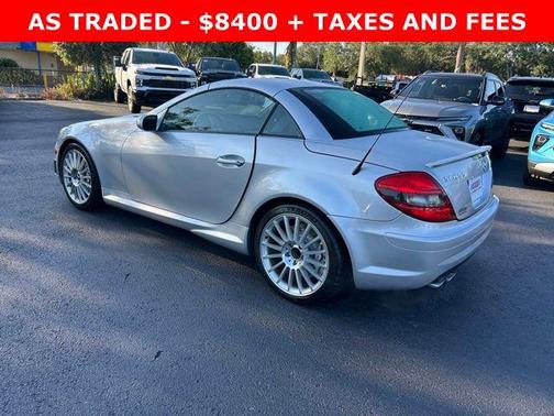 Diamond Silver Metallic 2007 Mercedes-Benz SLK-Class SLK55 AMG Roadster