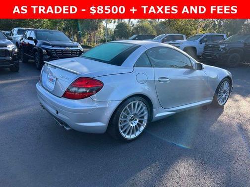 Diamond Silver Metallic 2007 Mercedes-Benz SLK-Class SLK55 AMG Roadster