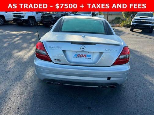 Diamond Silver Metallic 2007 Mercedes-Benz SLK-Class SLK55 AMG Roadster