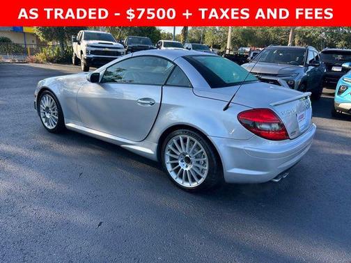 Diamond Silver Metallic 2007 Mercedes-Benz SLK-Class SLK55 AMG Roadster