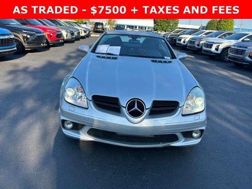 Diamond Silver Metallic 2007 Mercedes-Benz SLK-Class SLK55 AMG Roadster