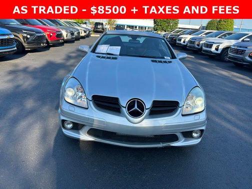 Diamond Silver Metallic 2007 Mercedes-Benz SLK-Class SLK55 AMG Roadster