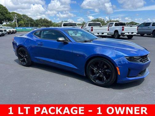 Riverside Blue Metallic 2019 Chevrolet Camaro 1LT