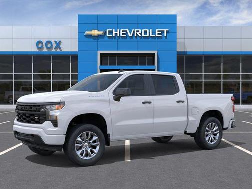 Summit White 2026 Chevrolet Silverado 1500 Custom