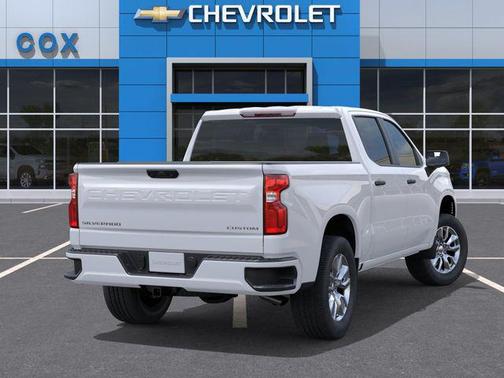 Summit White 2026 Chevrolet Silverado 1500 Custom