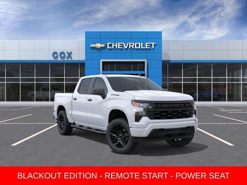 Summit White 2026 Chevrolet Silverado 1500 Custom