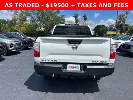 Glacier White 2021 Nissan Titan SV