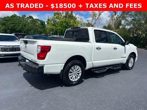 Glacier White 2021 Nissan Titan SV