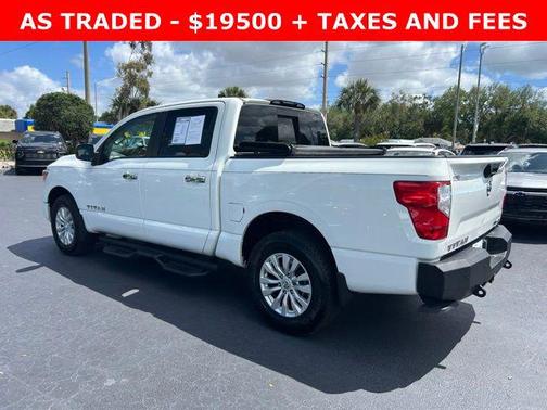 Glacier White 2021 Nissan Titan SV