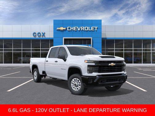 Summit White 2026 Chevrolet Silverado 2500 Crew Cab, Long Bed, WT, RWD